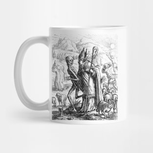 The Bishop, the Dance of Death - Hans Holbein Mug